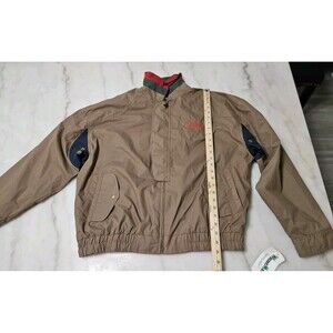 Vtg Winner Mate Jacket Mens Size L Brown Long Sleeve Full Zip "Kaneka" Logo